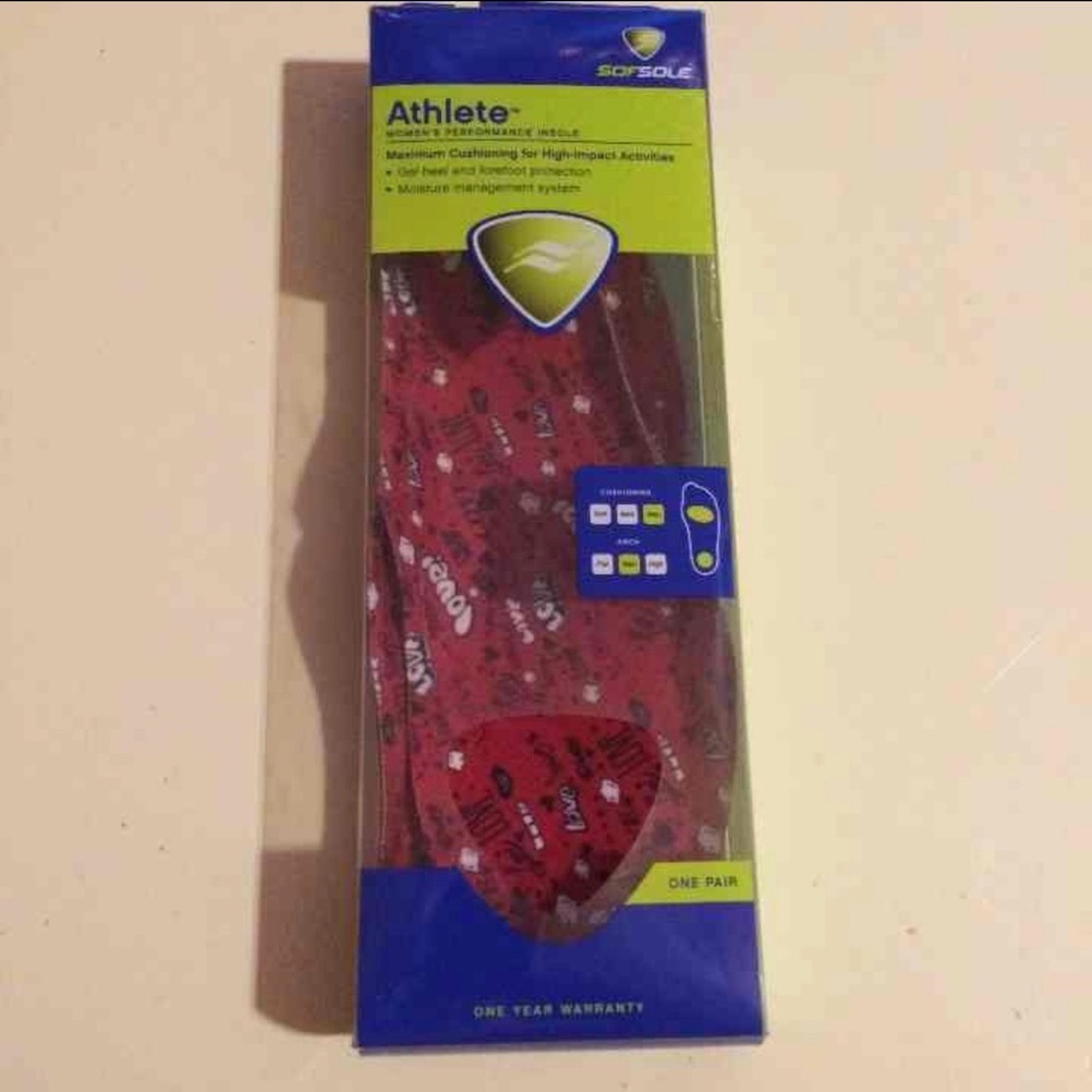 Athlete Red Insoles